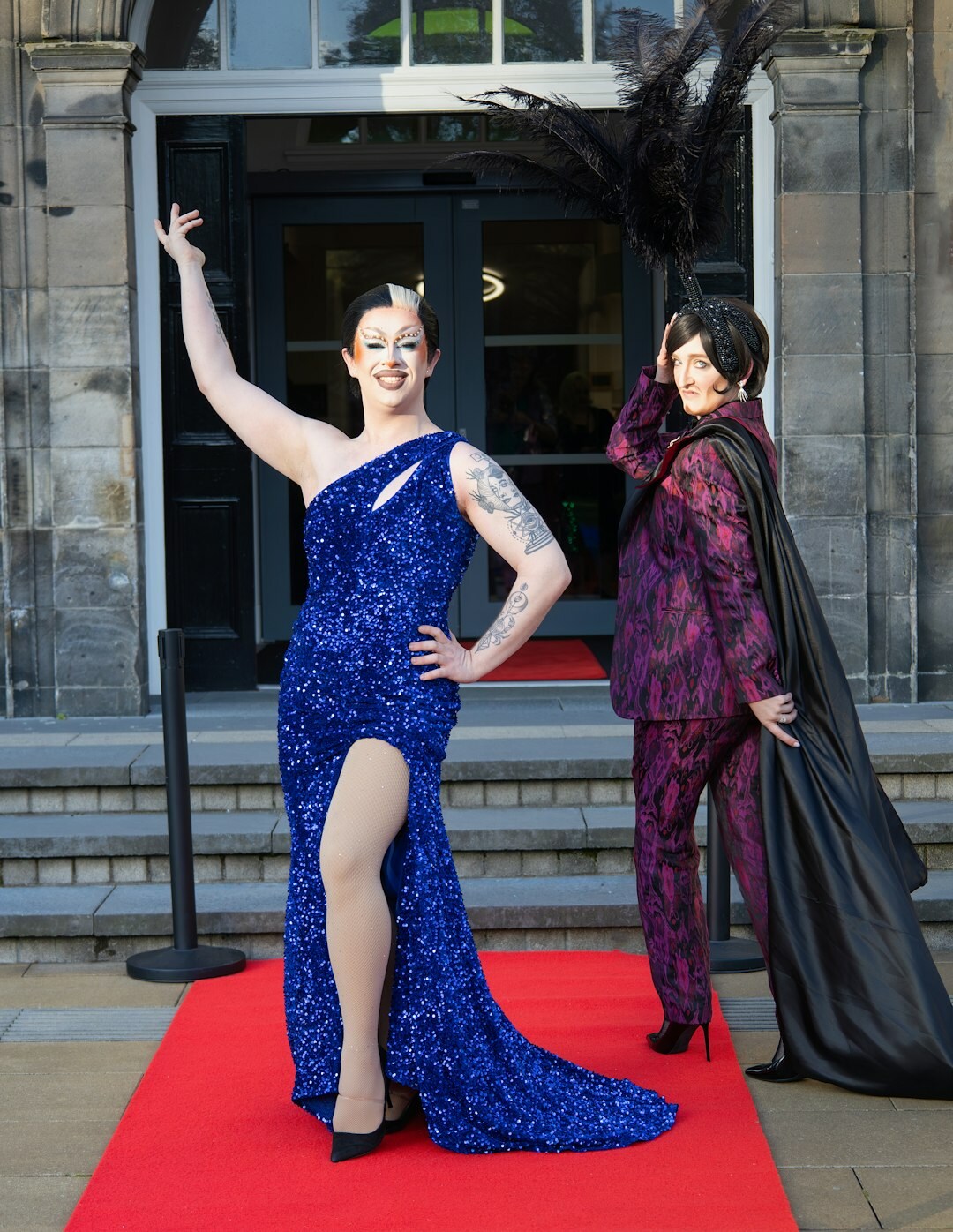 actor on red carpet