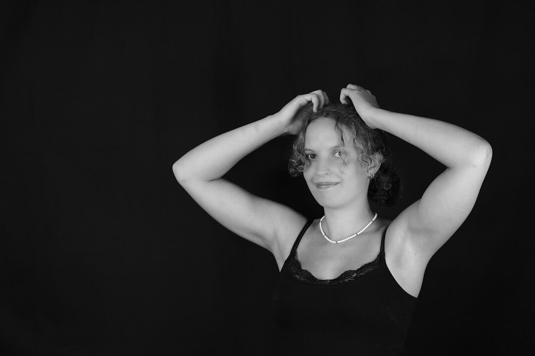 actress in dramatic pose
